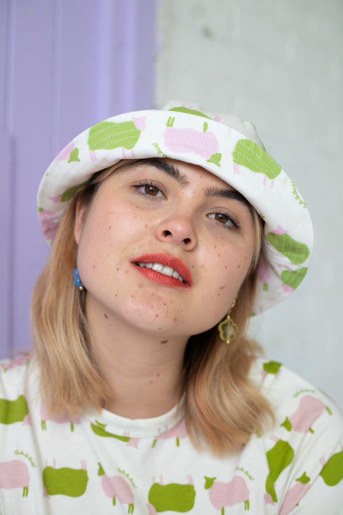Britt Bucket Hat in Counting Sheep (6580697759830)