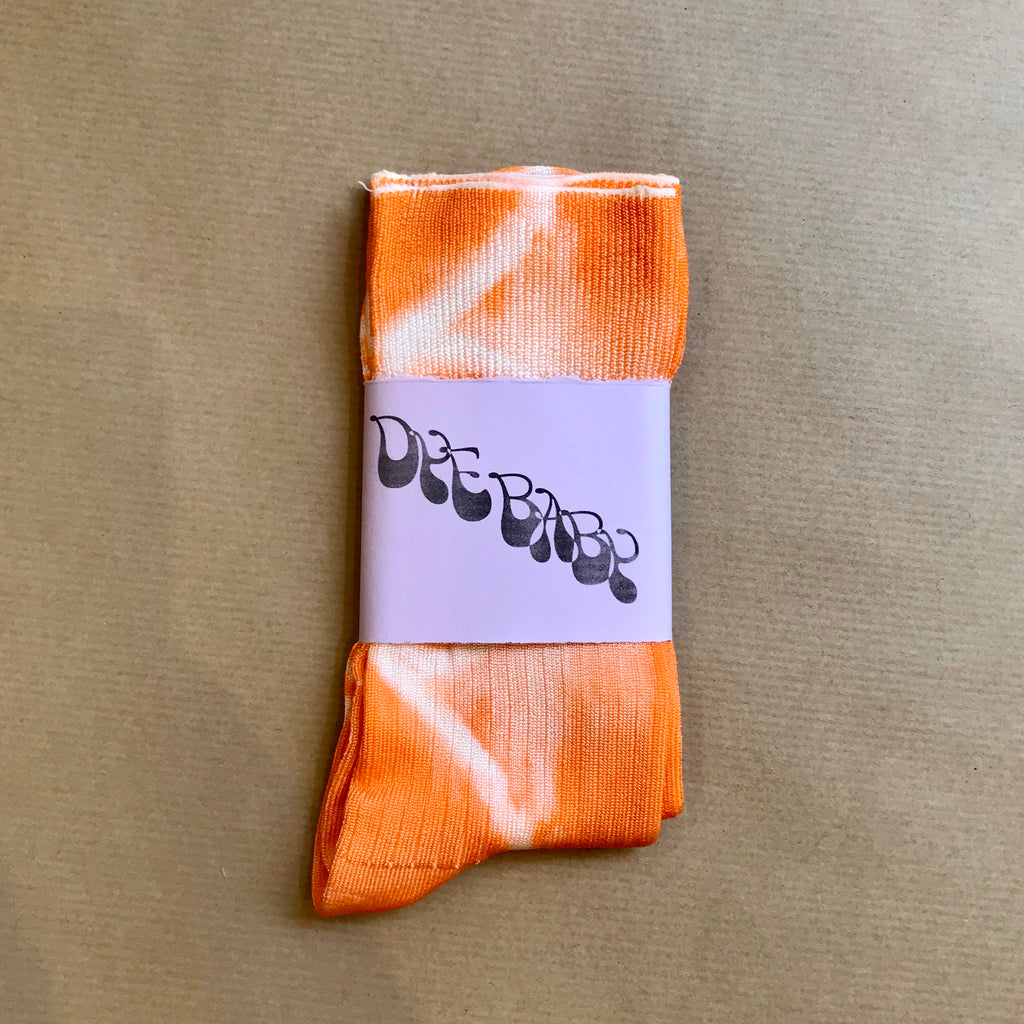 Silky Socks in Fluorange (4855809900630)
