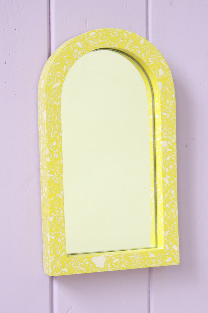 Midi Arch Mirror in Lime (6550440804438)