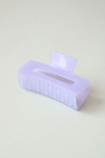 Rectangulo Hair Clip in Violet (6580729053270)