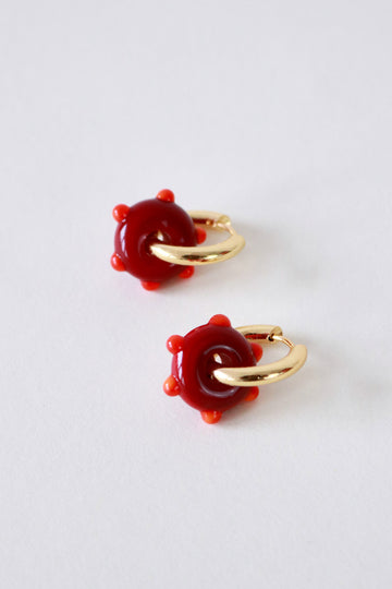 Froot Loop Earrings in Red (6567348961366)