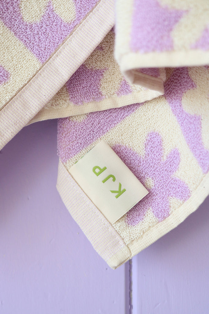 Celeste Hand Towel in Lavender (6579960184918)
